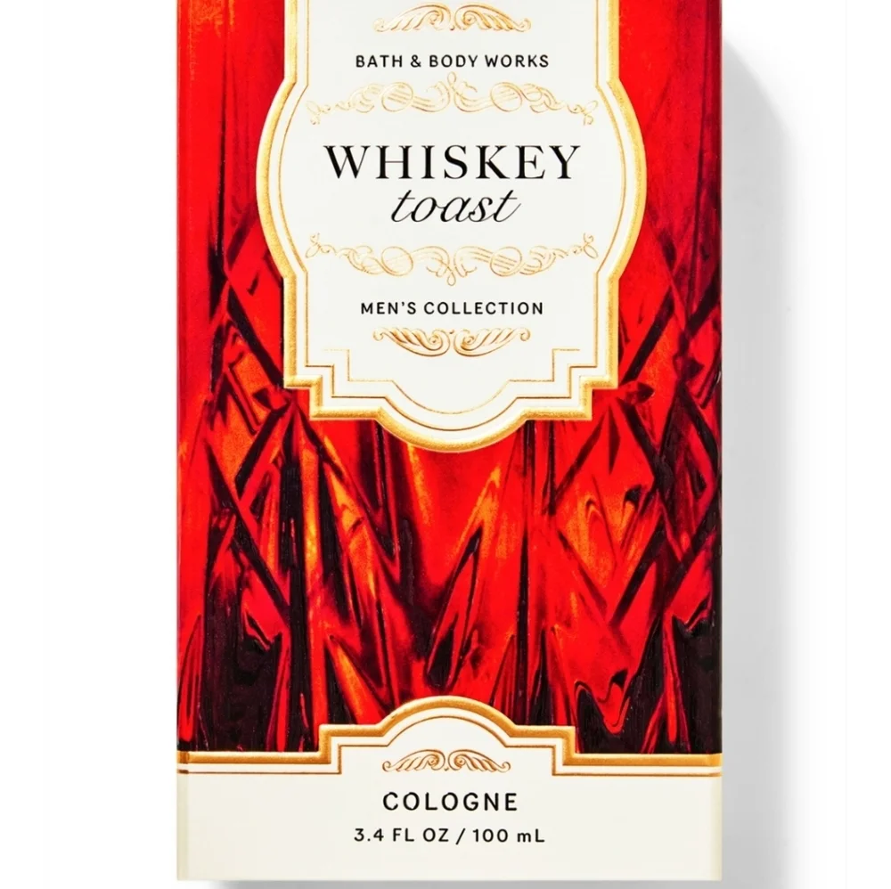 Bath & Body Works WHISKEY TOAST 3.4 Oz Men's Collection Cologne NEW MSRP $64.95